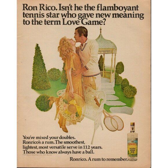 1970 Ronrico Puerto Rican Rum Vintage Print Ad (L12) - Picture 1 of 3